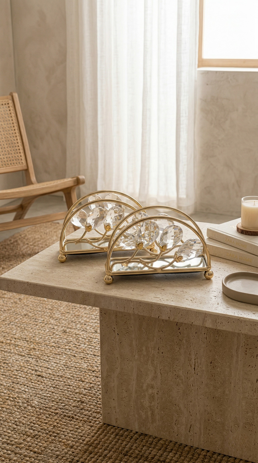 The Crystal Bloom Tissue Holder