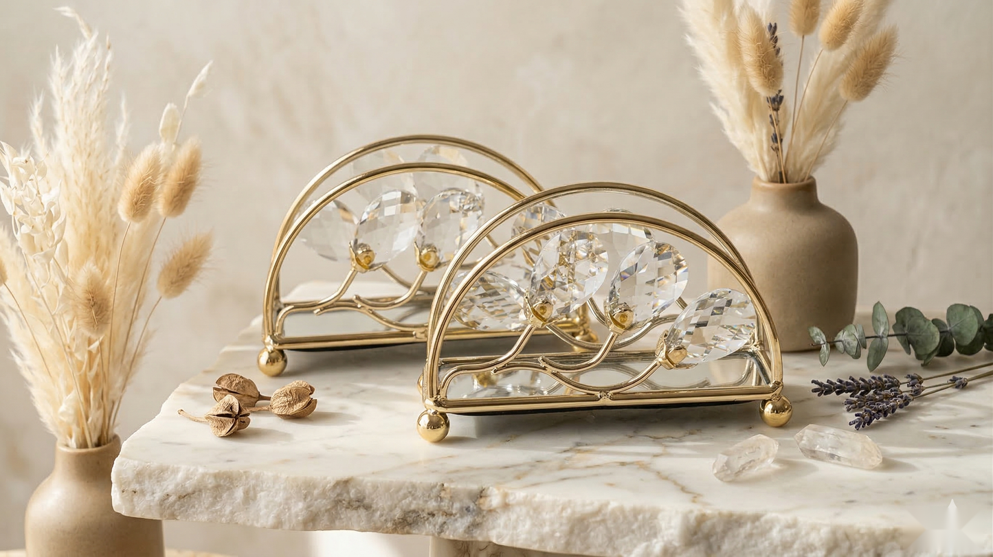 The Crystal Bloom Tissue Holder