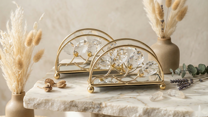 The Crystal Bloom Tissue Holder