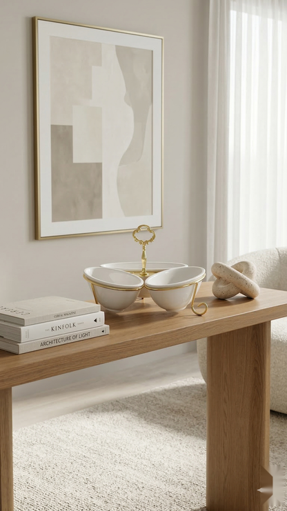 The Royal Clover Serving Bowl