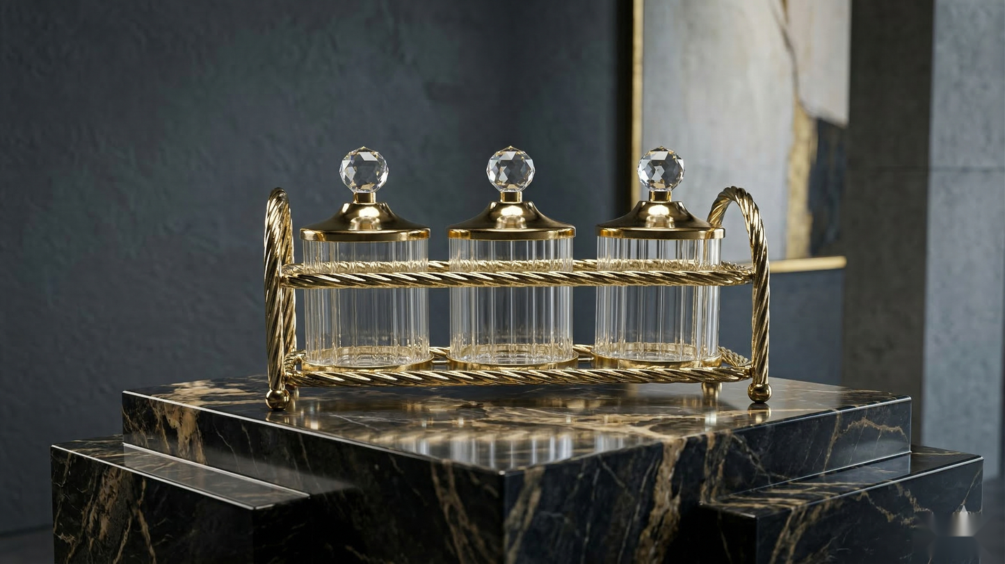 Fluted Canister Set