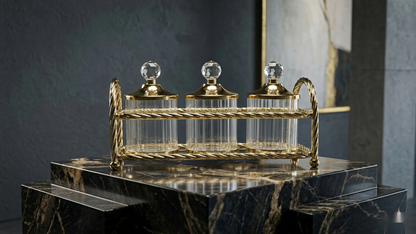 Fluted Canister Set
