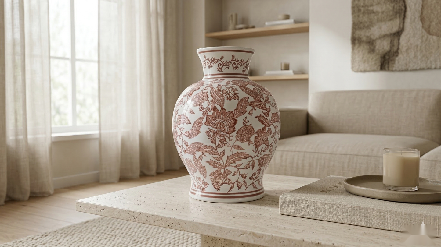 The Sienna Flora Vase