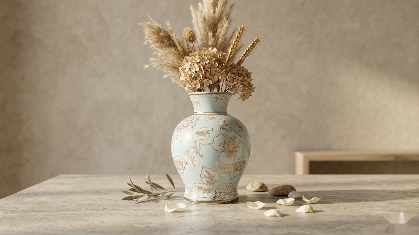 The Blue Flora Vase
