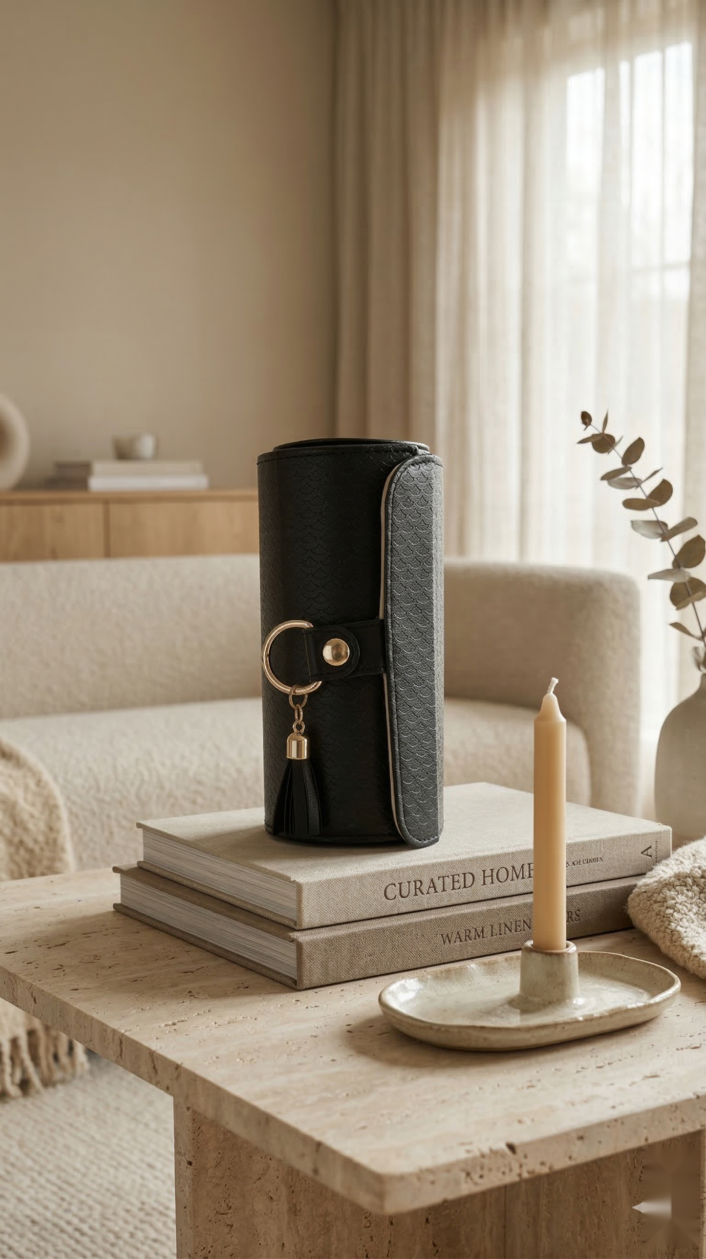 The Wanderlust Jewelry Roll