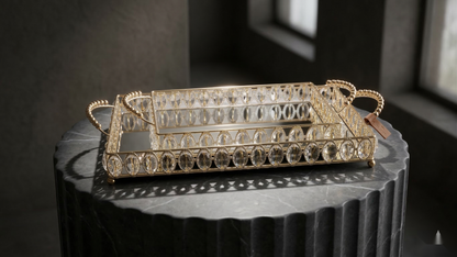Sovereign Crystal Tray Set