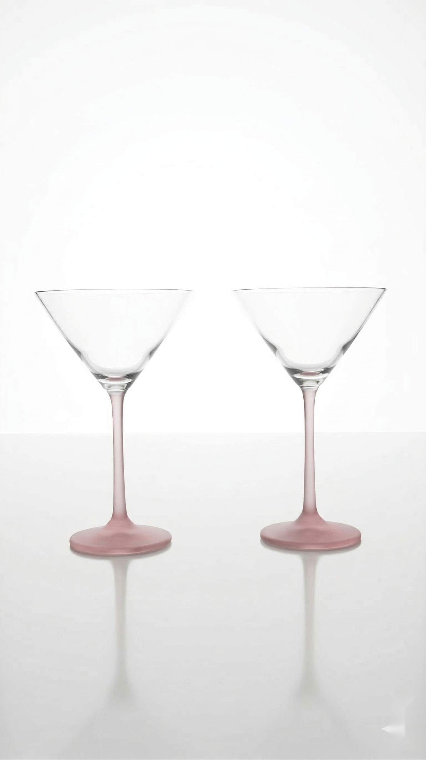 Blush Martini Glass Set