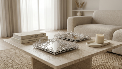 Versailles Mirror Tray Set