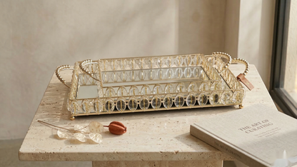 Sovereign Crystal Tray Set