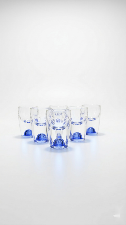 The Blue Dot Shot Glasses