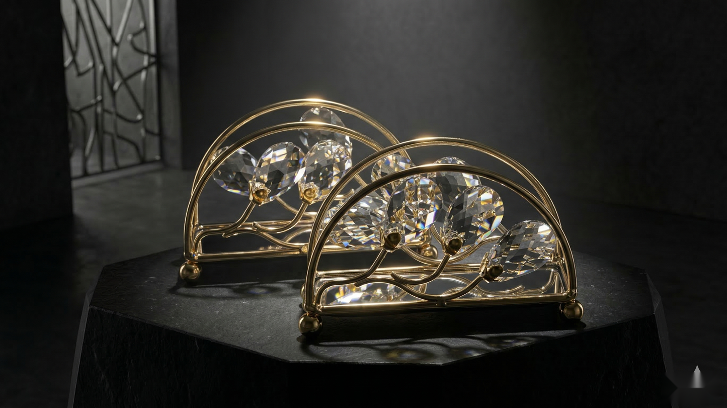 The Crystal Bloom Tissue Holder