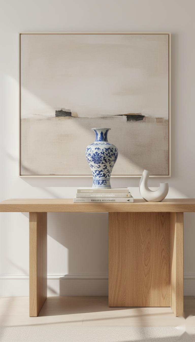Indigo Porcelain vase