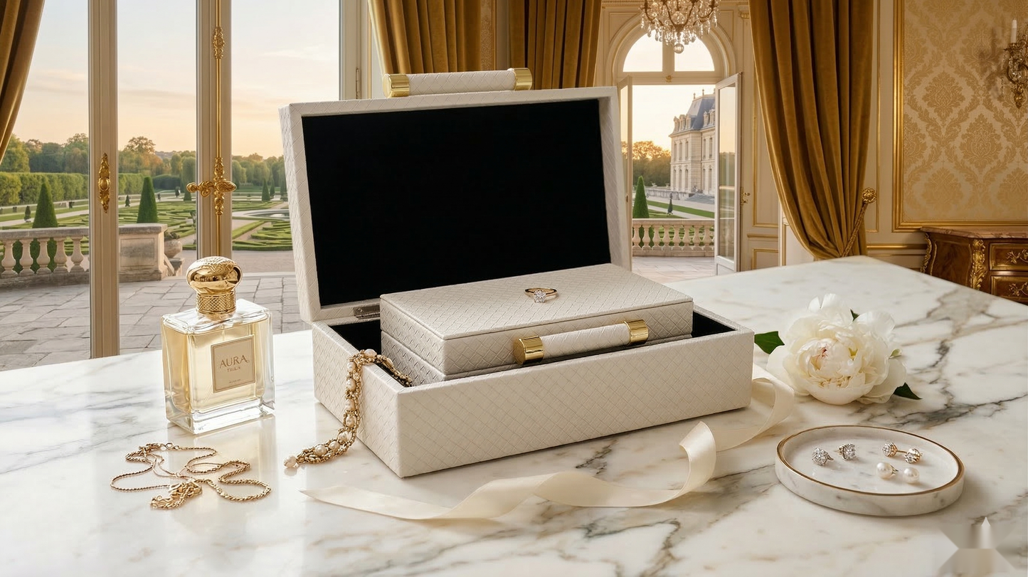 Ivory Root Jewellery Case