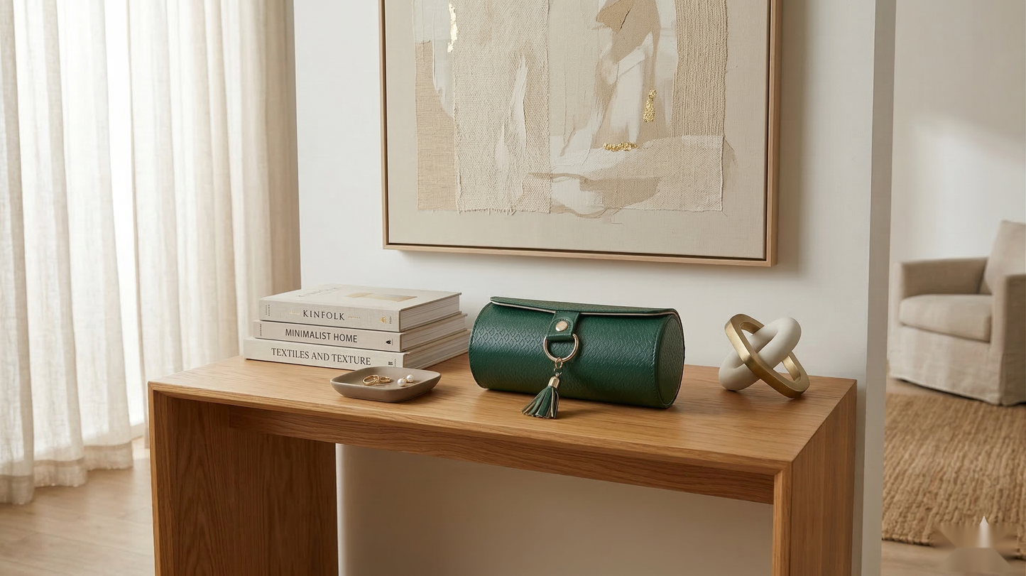 The Wanderlust Jewelry Roll
