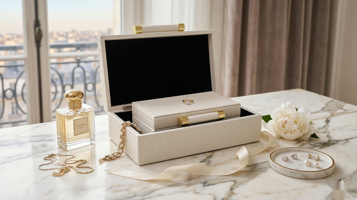 Ivory Root Jewellery Case