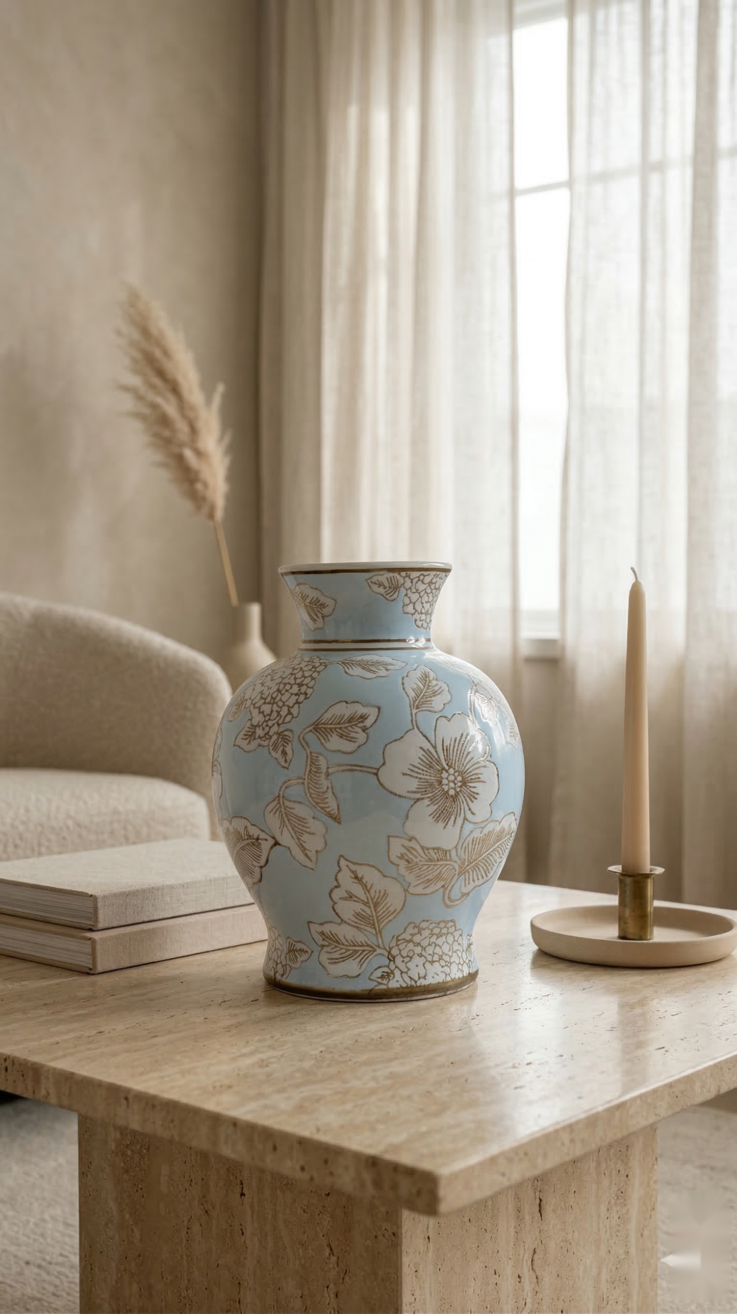 The Blue Flora Vase