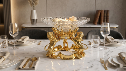 Majestic Lion Crystal Urli