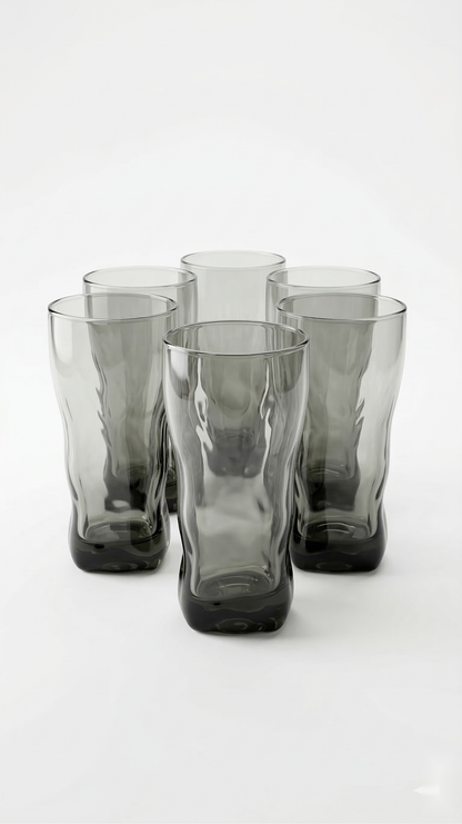 Charcoal Wave Glasses
