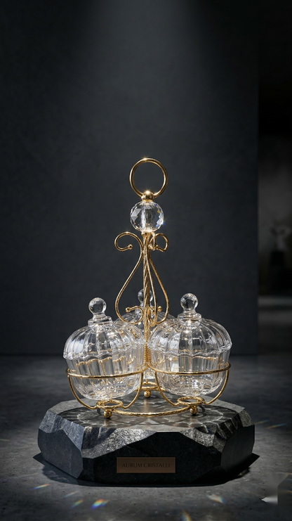 The Crystal Sphere Serving Stand