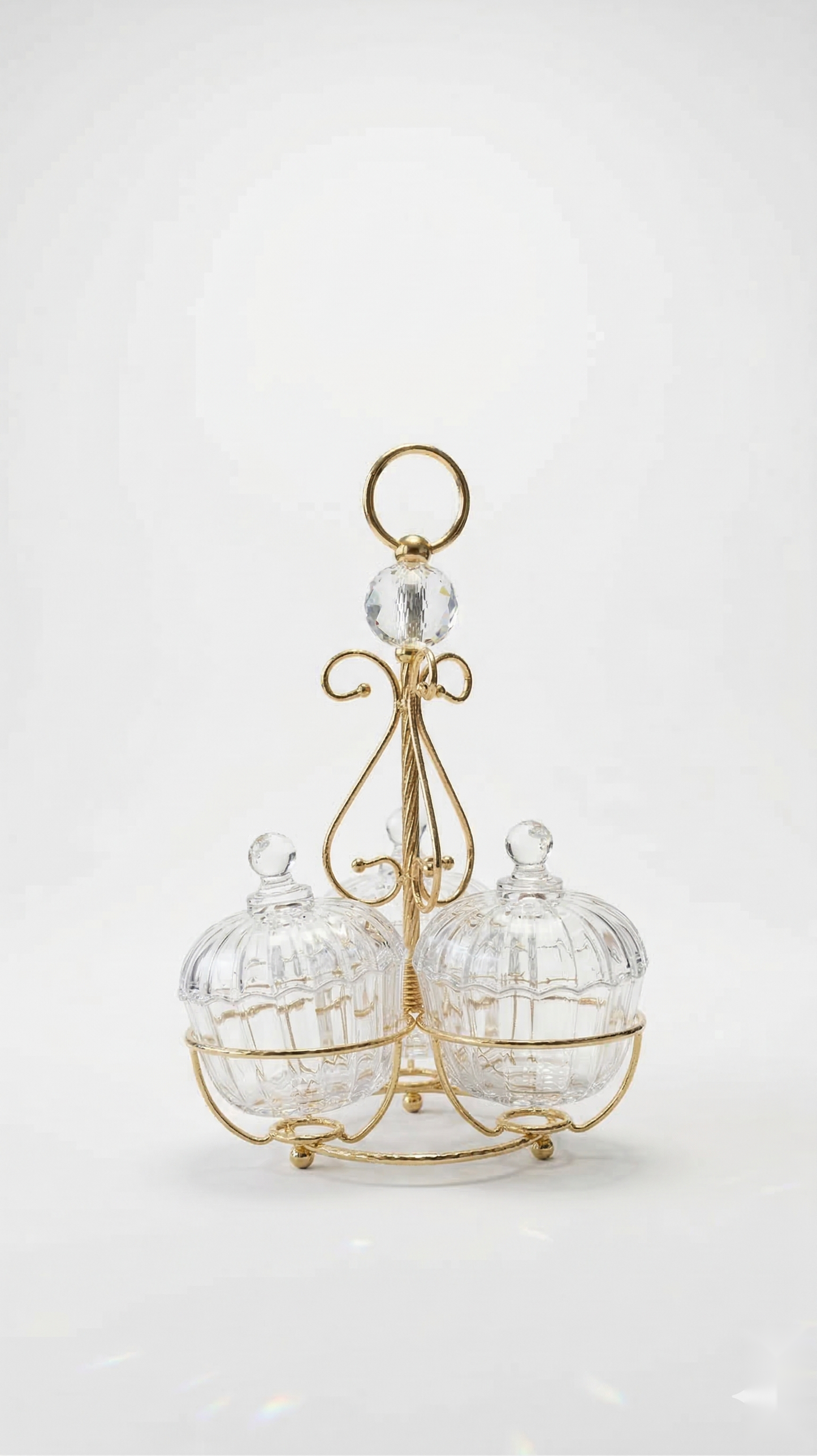 The Crystal Sphere Serving Stand