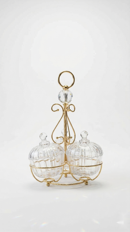 The Crystal Sphere Serving Stand