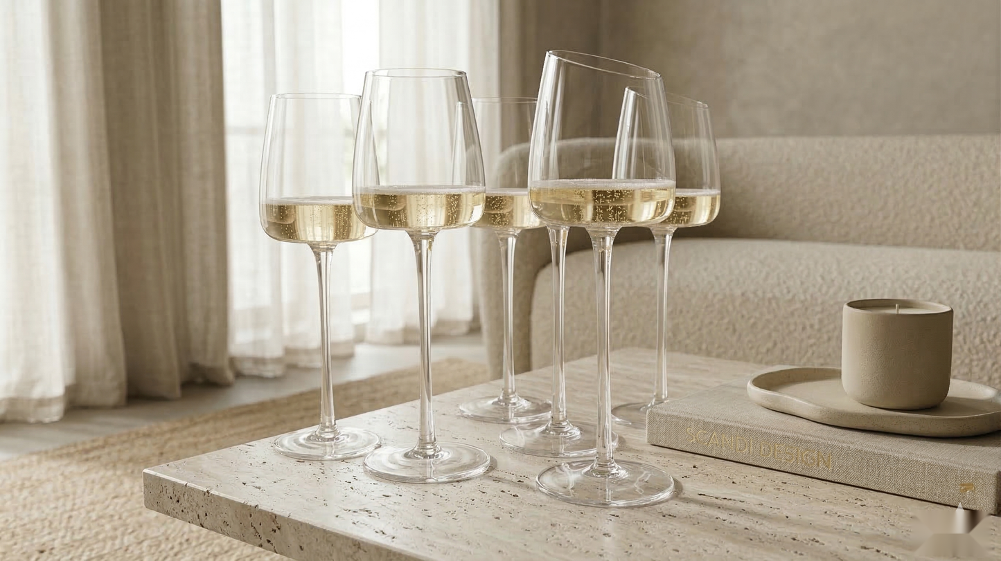 The Angular Champagne Flute