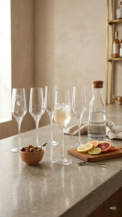 Soleil Champagne Flute Set