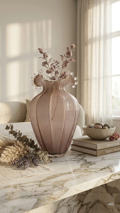 Rose Glass Vase