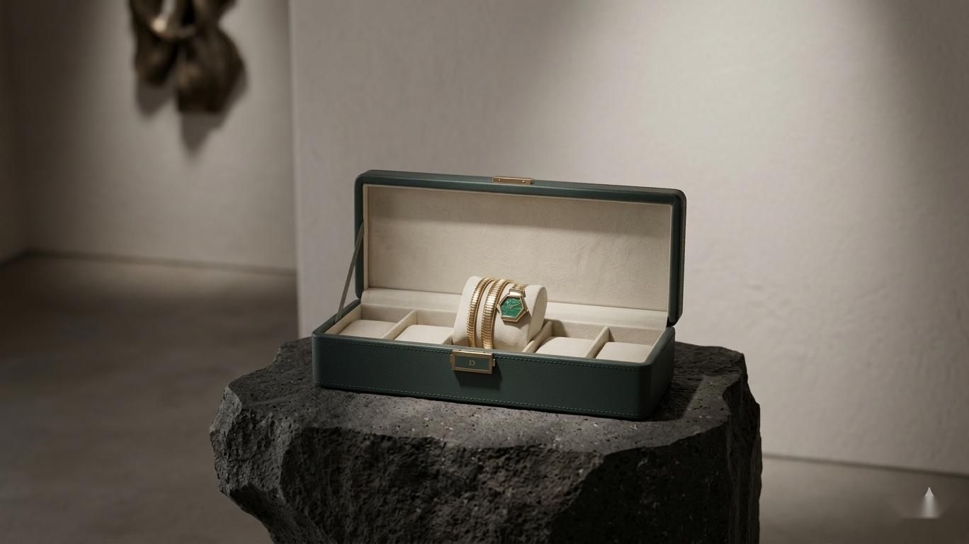 Aurum Emerald Watch Vault