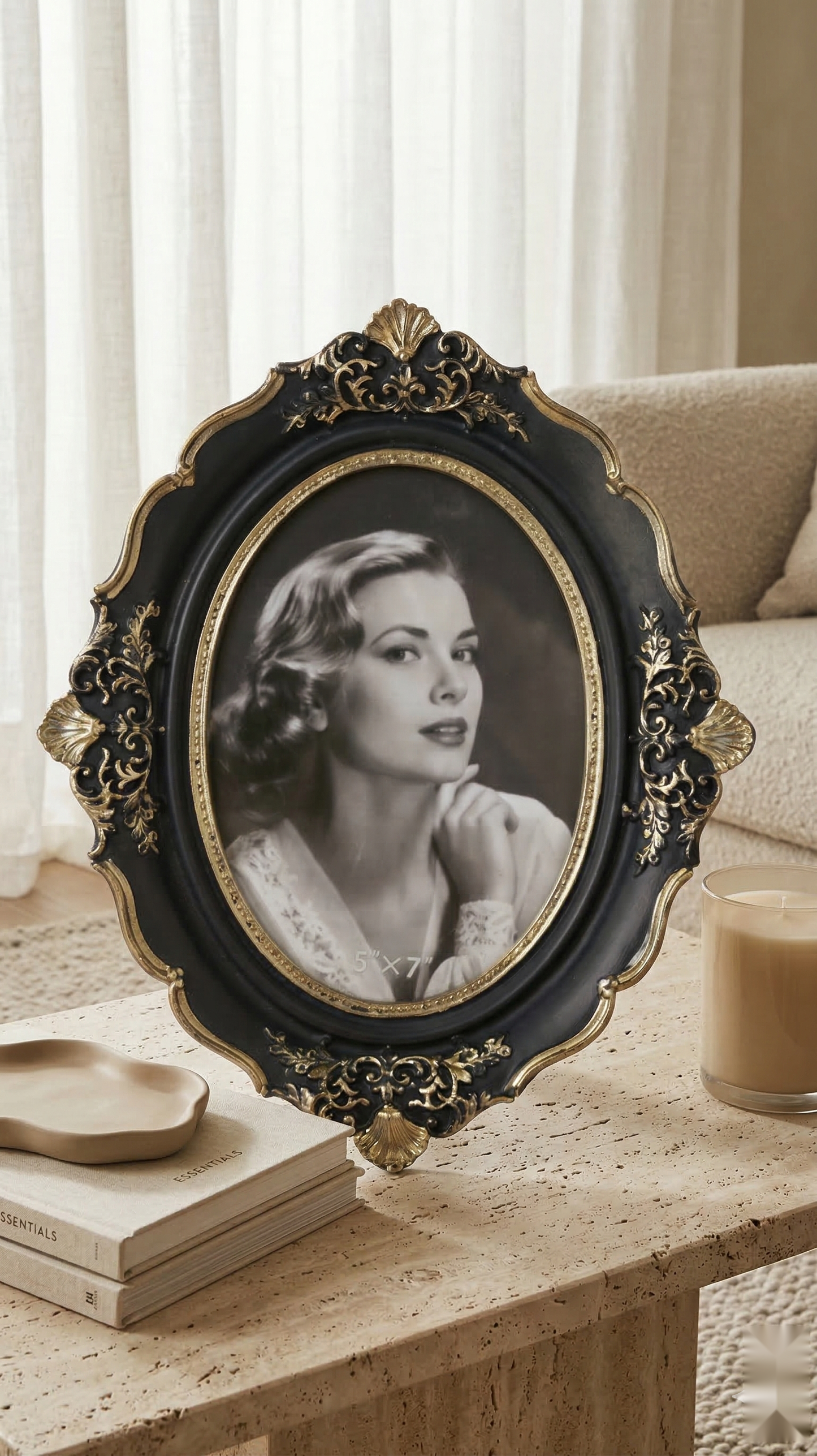 Acanthus Shell Photo Frame 5 X 7