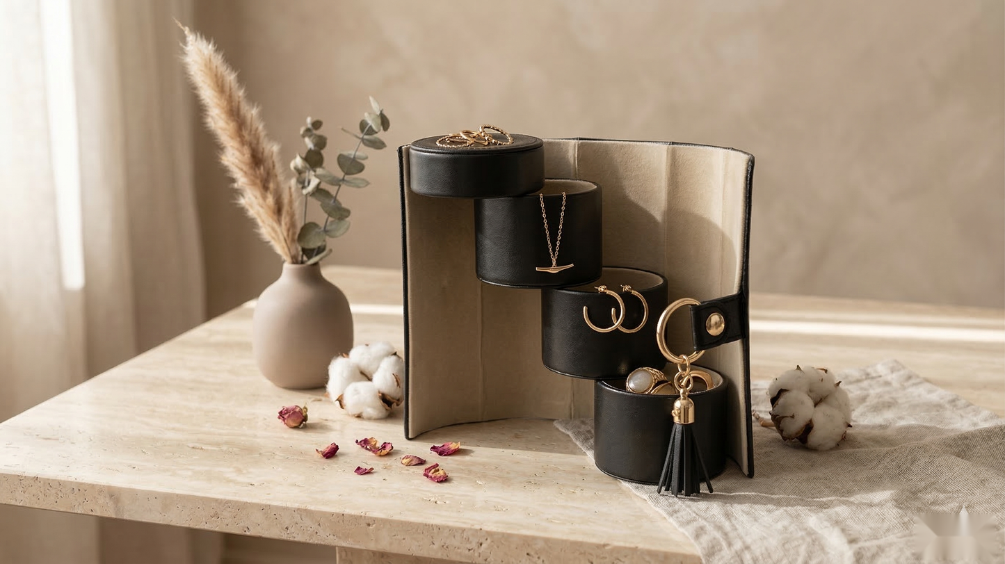 The Wanderlust Jewelry Roll