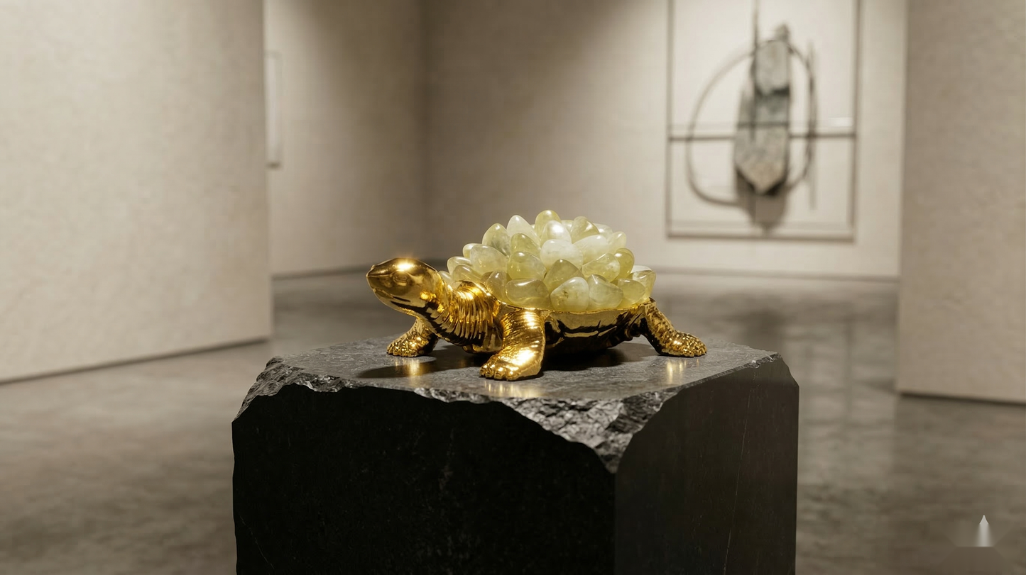 Natural Gemstone Turtle