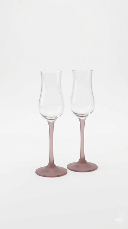 Pink Mist Stemware Set