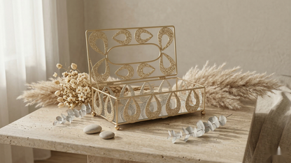 Oval Petal Tissue Box