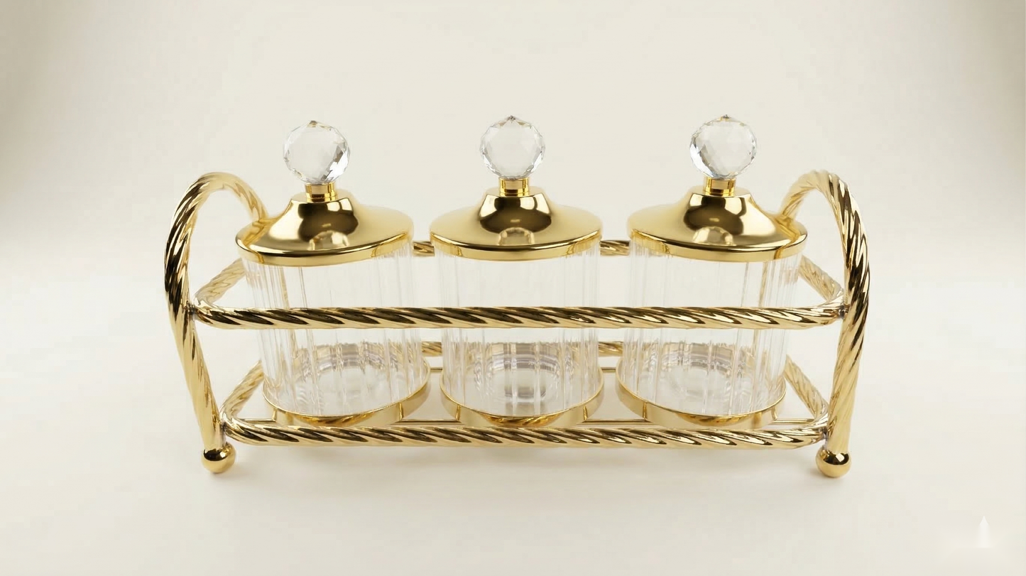 Fluted Canister Set