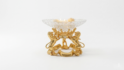 Majestic Lion Crystal Urli