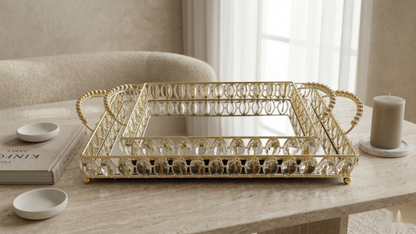 Sovereign Crystal Tray Set