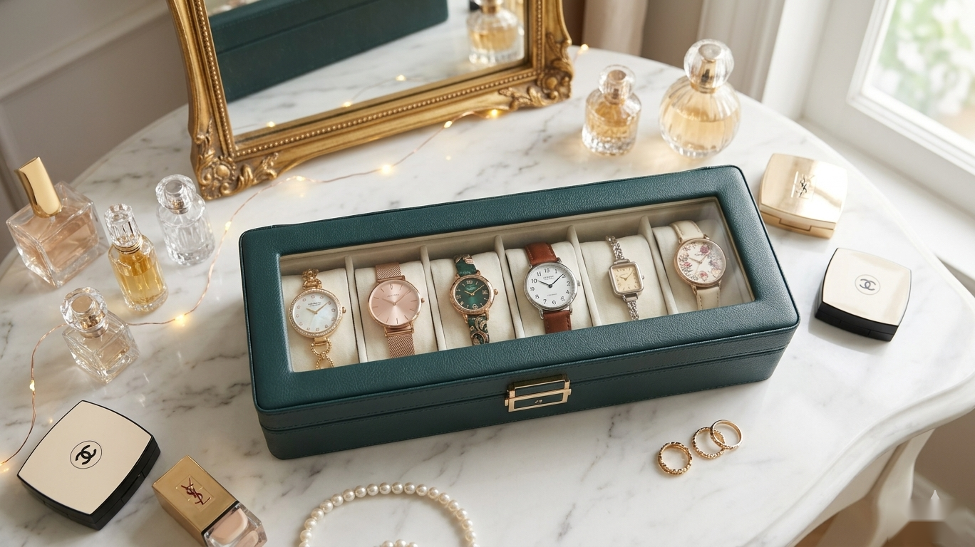 Aurum Emerald Watch Vault
