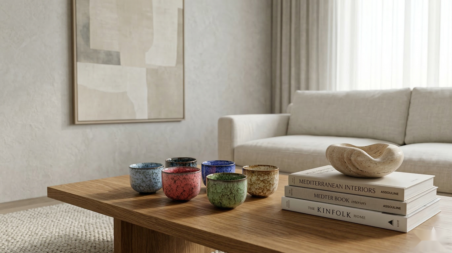 Zenith Spot Tea Bowls