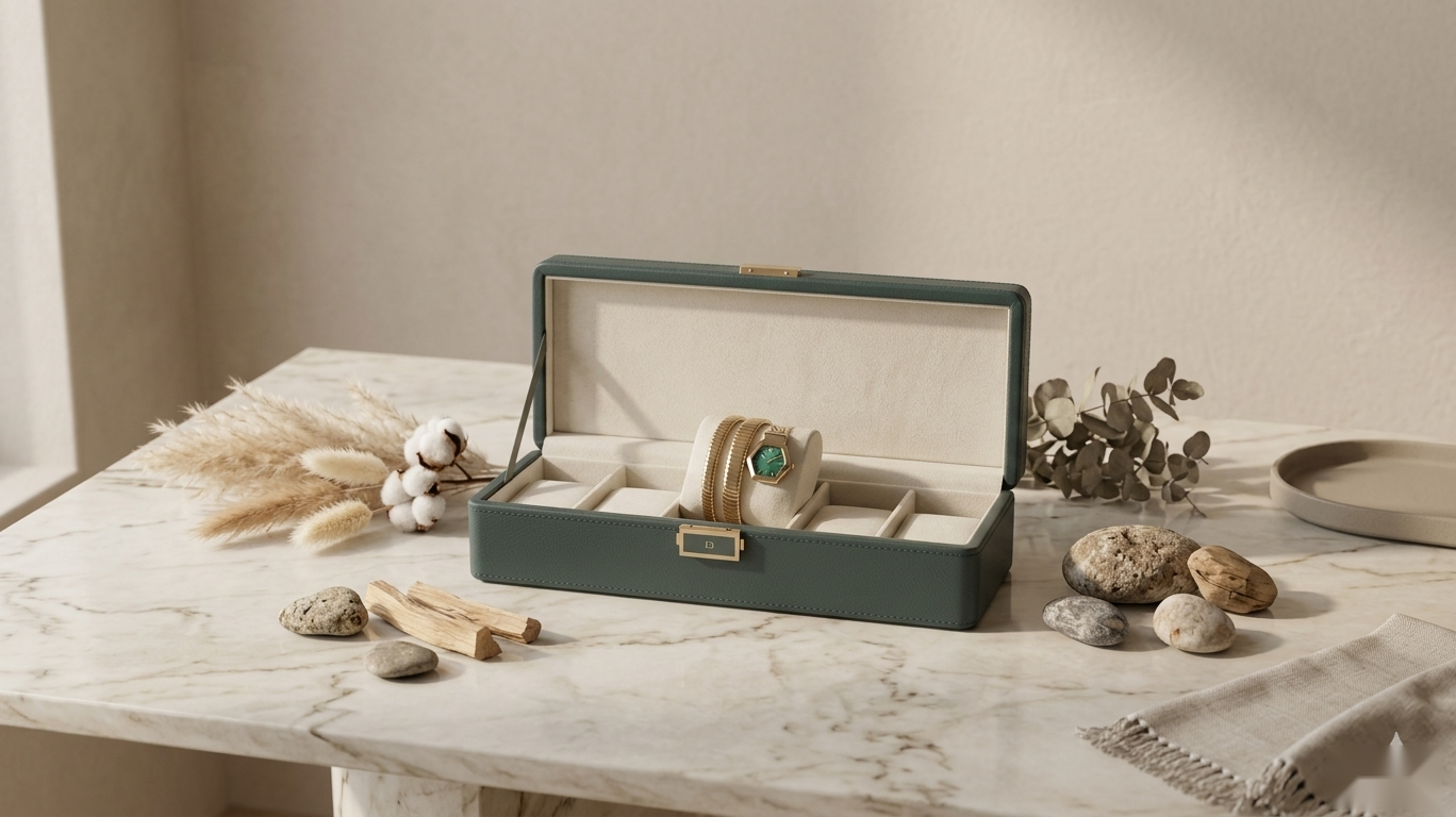 Aurum Emerald Watch Vault