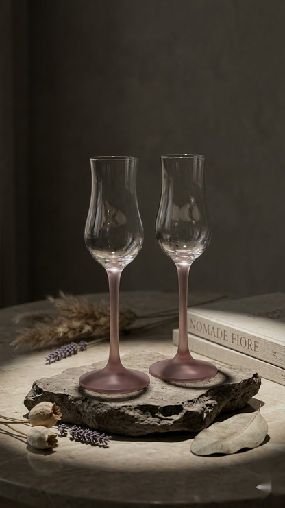 Pink Mist Stemware Set