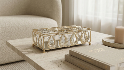 Oval Petal Tissue Box