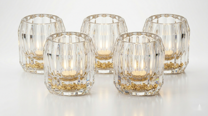 Gilded Base Vodka Glass Set