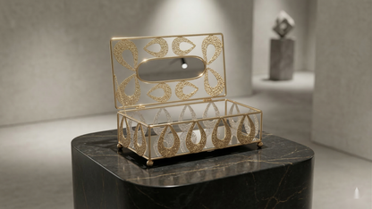 Oval Petal Tissue Box