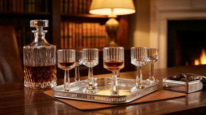 Empire Fluted short Stemware Set