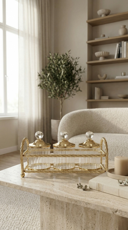 Fluted Canister Set