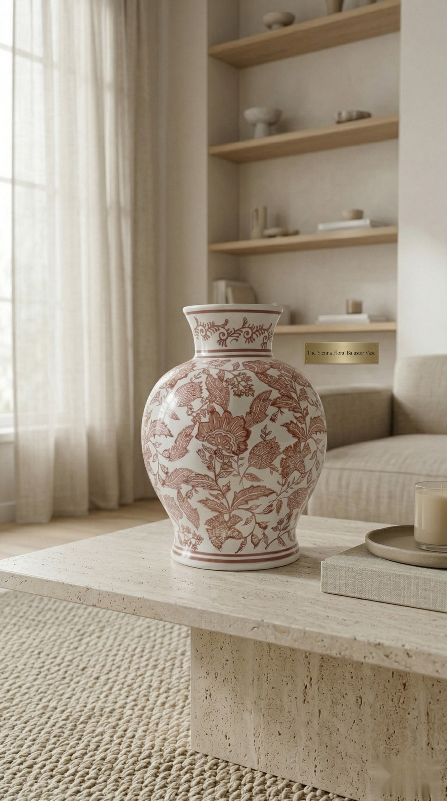 The Sienna Flora Vase