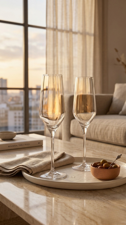 Soleil Champagne Flute Set