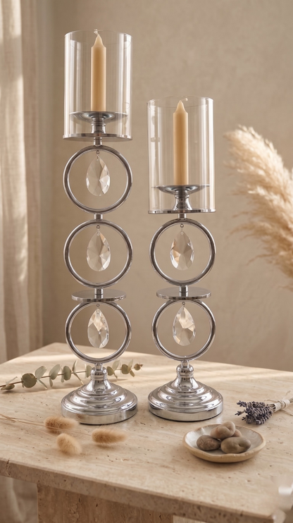 The Crystal Solstice Candle Pillars