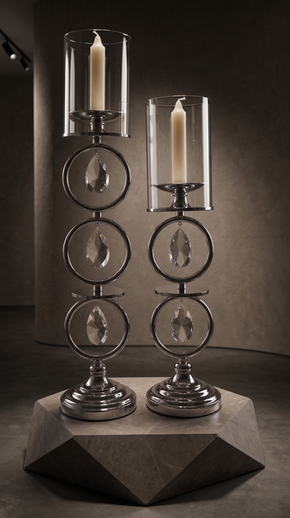 The Crystal Solstice Candle Pillars
